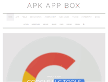 Tablet Screenshot of apkappbox.com